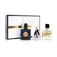 Парфюмерный набор Yves Saint Laurent Black Opium/Mon Paris/Libre 3x30 ml оптом в Ярославль 